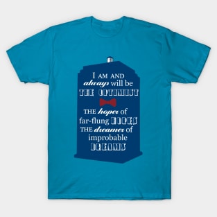 11th Doctor Optimist Quote T-Shirt